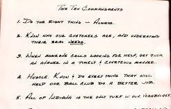 Governor Kernan’s 10 Commandments