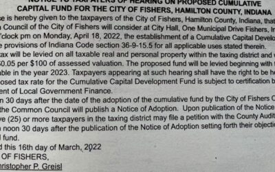 Why am I Paying Taxes for a Cumulative Capital Development Fund?